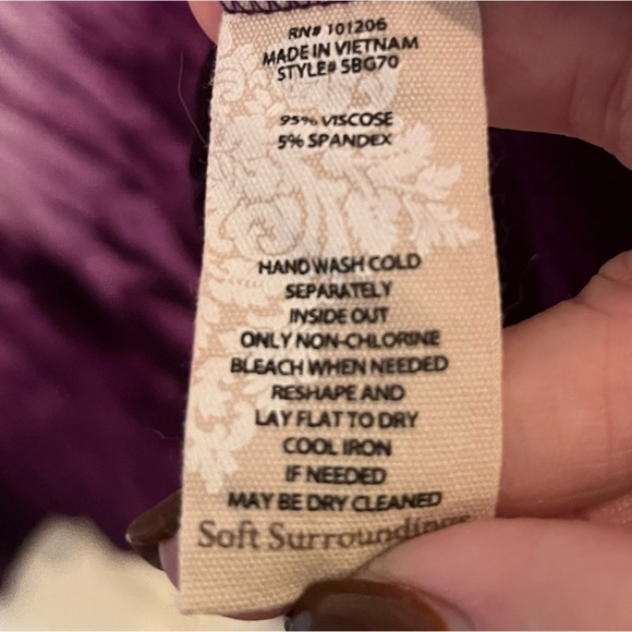 Tie-dye rhinestone, embellished tunic - 2X - Picture 5 of 6